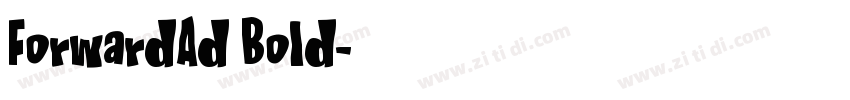 ForwardAd Bold字体转换